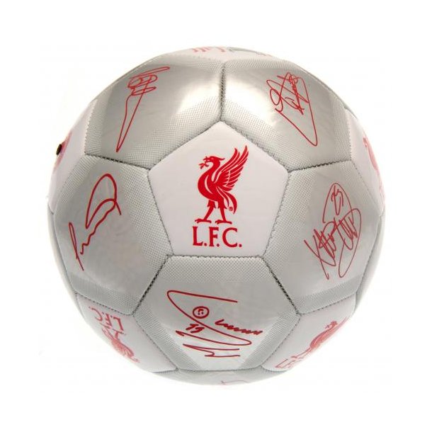 Liverpool F C Fodbold M Autografer Str Fodbolde Fodboldfan