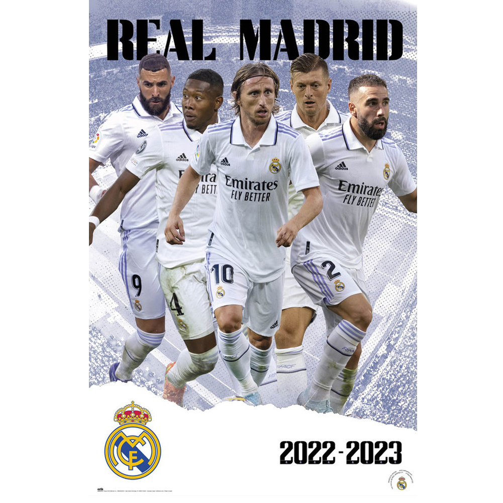 Real Madrid FC Plakat - Str 61 - Plakater Fodboldfan-shoppen.dk