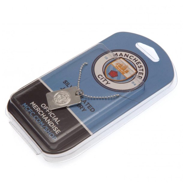 Manchester City F.C. Slvbelagt Dog Tag Halskde