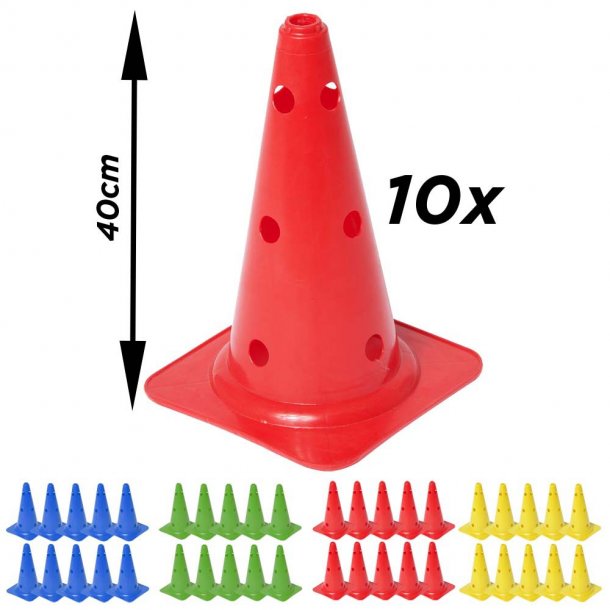 Top kegle - 40 cm - Med Huller