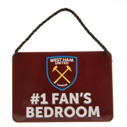 West Ham United F.C. Sovev�relse Skilt - 1 Fan