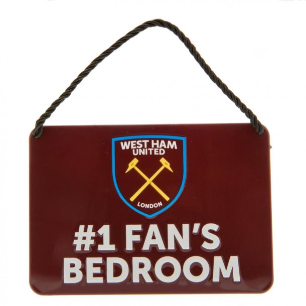 West Ham United F.C. Sovev�relse Skilt - 1 Fan