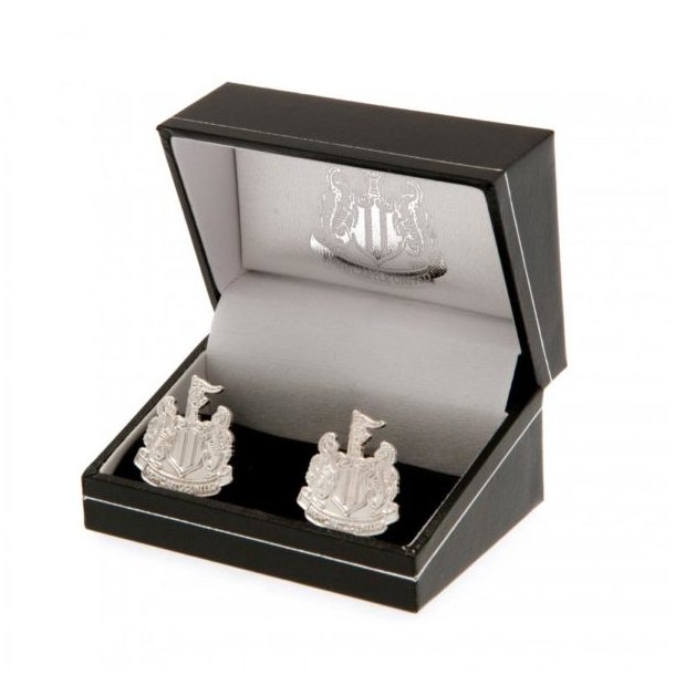 Newcastle United FC Slvbelagt Manchetknapper i Gaveske