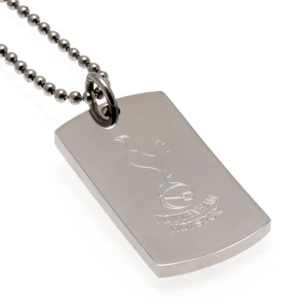 Tottenham Hotspur F.C. Dog Tag Med Indgraveret Logo i Gaveske