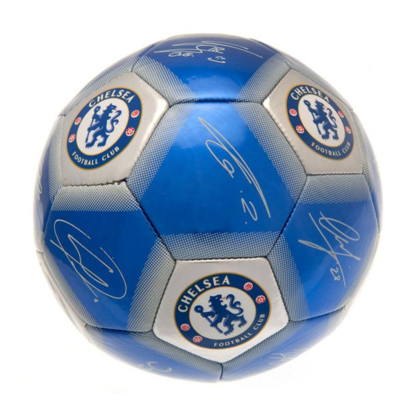 Chelsea FC Mini Bold m. Autografer - Str. 1