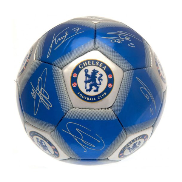 Chelsea FC Mini Bold m. Autografer - Str. 1