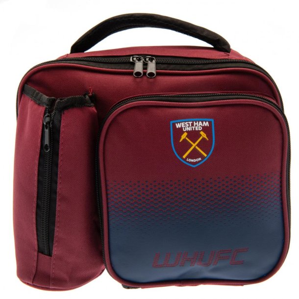 West Ham United FC Skoletaske til Madpakke &amp; Drikkedunk &amp; Penalhus