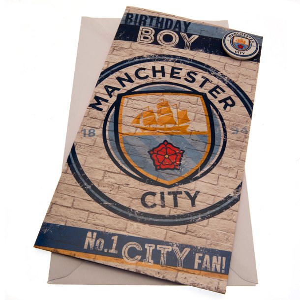 Manchester City F.C. Fdselsdagskort dreng