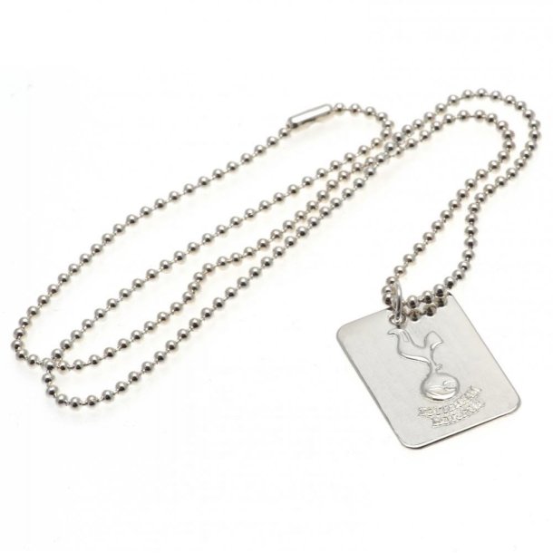 Tottenham Hotspur F.C. Slvbelagt Dog Tag Halskde