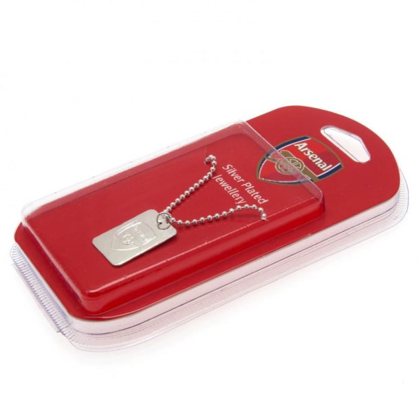 Arsenal F.C. Slvbelagt Dog Tag Halskde