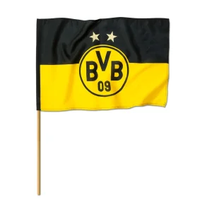 Borussia Dortmund flag med pind