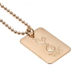 Tottenham Hotspur F.C. Guldbelagt Dog Tag Halskæde