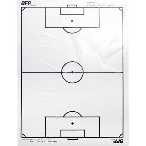 Flipover Papir - Fodbold - Hvid