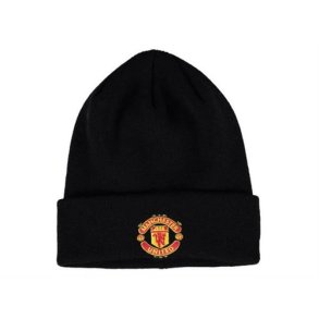 Manchester United FC hue bronx sort - Model New Era med broderet logo 
