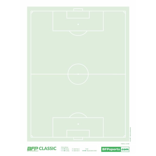 Flipover Papir - Fodbold - Gr�n 