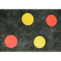 Flade markeringskegler inkl. taske - 24 Stk. 