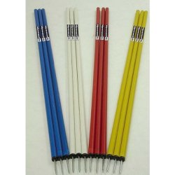 Koordinationsstnger med metalspids til agility - 16 stk.