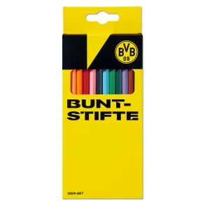 Borussia Dortmund Farveblyanter - 12 stk.