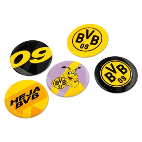 Borussia Dortmund Badges - 5 pak 