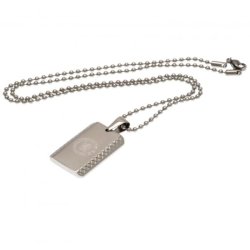 Chelsea FC Dog Tag Med Indgraveret Logo