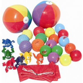 Legepakke med forskelligt legeudstyr - 27 dele