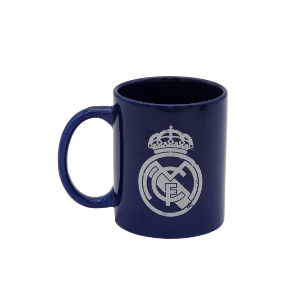 Real Madrid Krus - Med Hvid Logo Emblem - Str. 300 ML