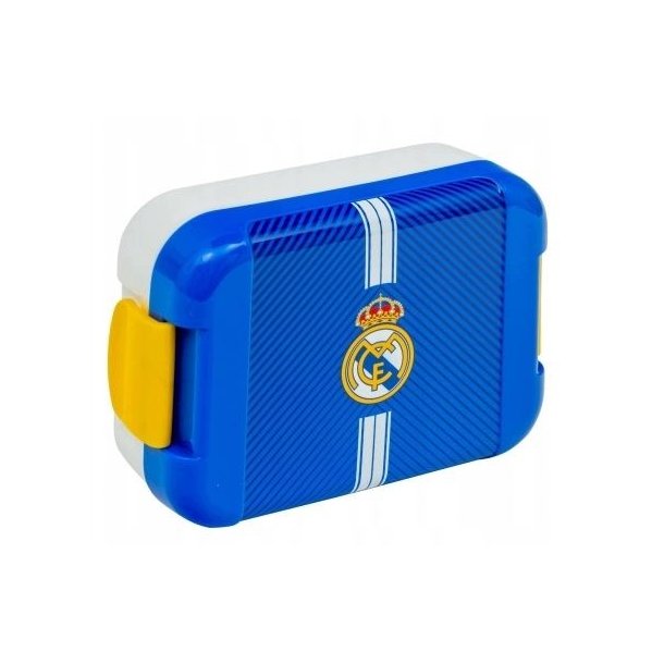 Real Madrid FC Skoles�t med Drikkedunk - 450 ml &amp; Madkasse