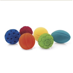 Mini Sportsbolde st - 6 Stk.