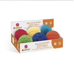 Mini Sportsbolde st - 6 Stk.