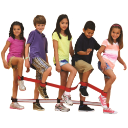 Elastikbnd til samarbejde - Passer til 5 personer / 10 Ben