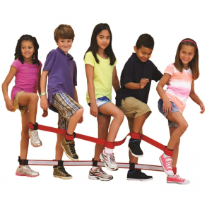 Elastikb�nd til samarbejde - Passer til 5 personer / 10 Ben
