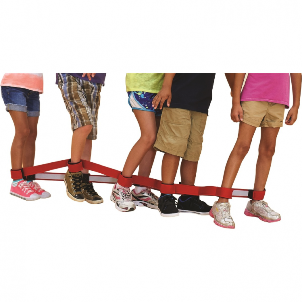Elastikbnd til samarbejde - Passer til 5 personer / 10 Ben