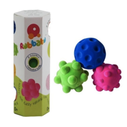 Rubbabu Mini sansebolde - 3 Stk.