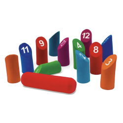 Gummi kegler - St af 12 stk.