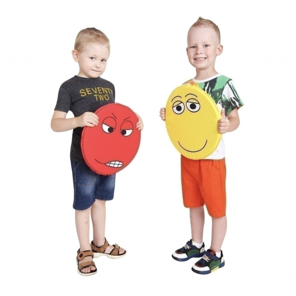 Ansigtsudtryk til leg - St af 6 stk. 