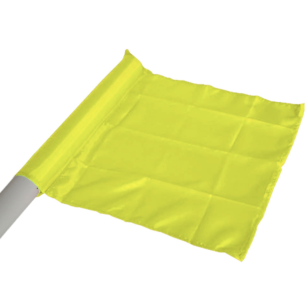 Hjrneflag - Ensfarvet - 50 mm