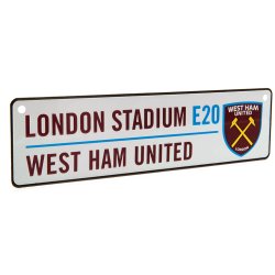 West Ham United FC Vinduesskilt
