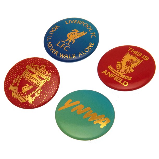 Liverpool FC 4 stk Badges St