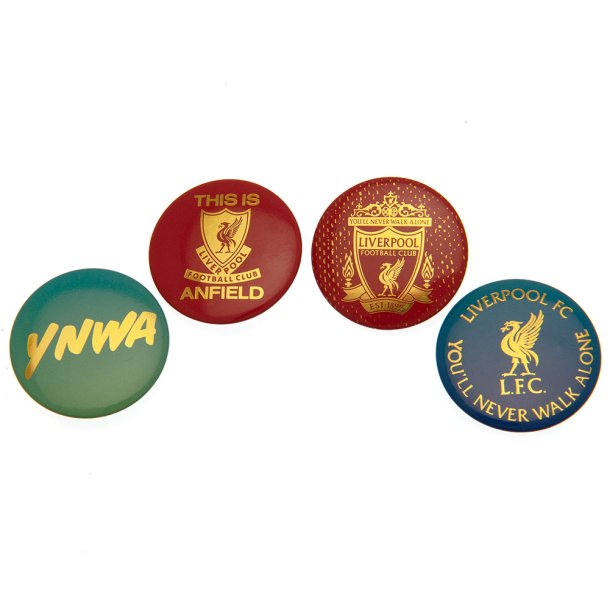 Liverpool FC 4 stk Badges St