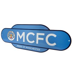 Manchester City FC Retro Skilt