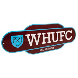 West Ham United FC Retro Skilt