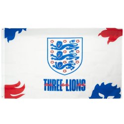 England FA 3 Lions Flag 