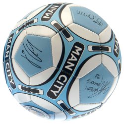 Manchester City FC Autograf Fodboldst