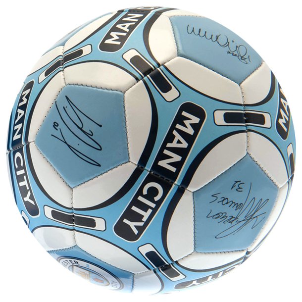 Manchester City FC Autograf Fodboldst