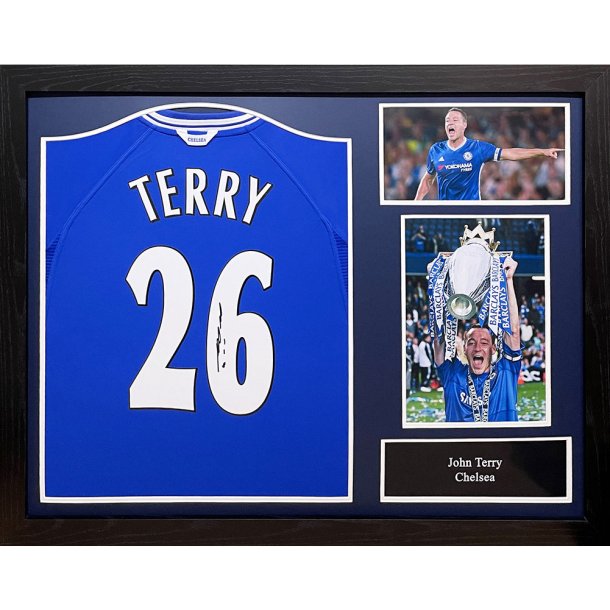 Chelsea FC 2000 Terry Signeret Trje i ramme