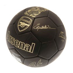 Arsenal FC Guld Skill Bold m. Autografer - Str. 1