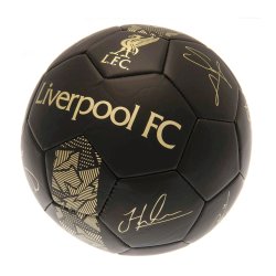 Liverpool FC Guld Skill Bold m. Autografer - Str. 1