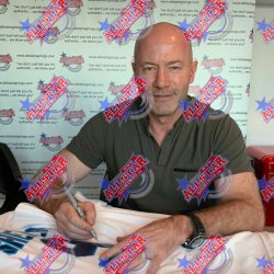 England FA 1996 Shearer &amp; Gascoigne Signeret Trjer (Indrammet)