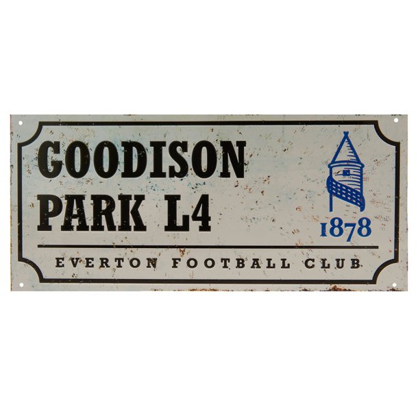 Everton F.C. Retro Gadeskilt