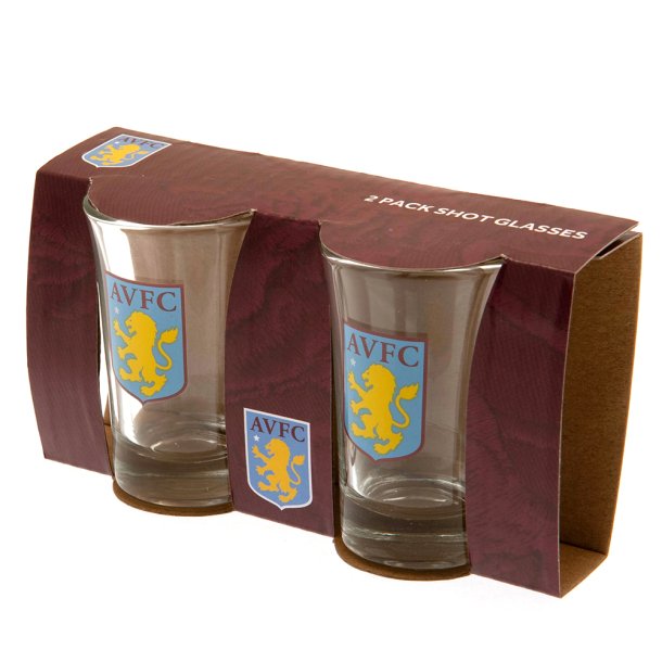 Aston Villa F.C. 2 Stk. Shotsglas